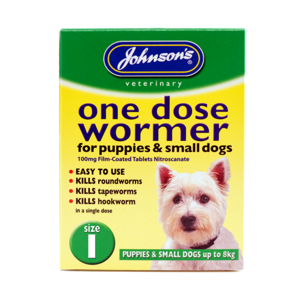 B051 One Dose Wormer – Size 1 - pack of 6 - Johnsons Veterinary Products