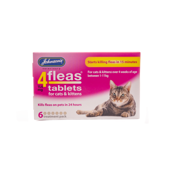 Johnsons-4Fleas - Cat 6 pack