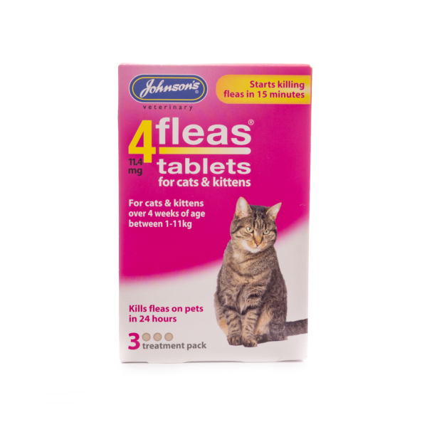 4Fleas Cats and Kittens 3 pack