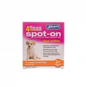 Johnsons-4Fleas Spot On Puppies and Small Dogs