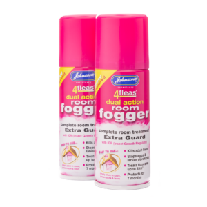 D098 <br> 4fleas Room Fogger – Twin Pack <br> Trade = pack of 3