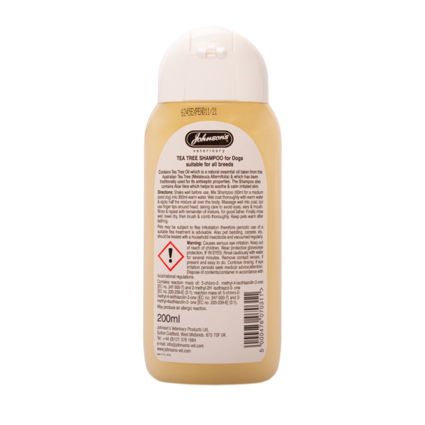 Tea Tree Shampoo for Dogs 200ml