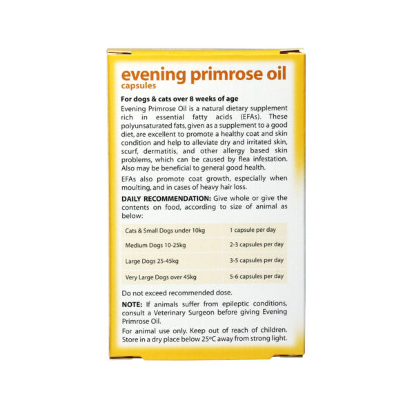 A040 <br> Evening Primrose Oil Capsules - pack of 6 - Image 2