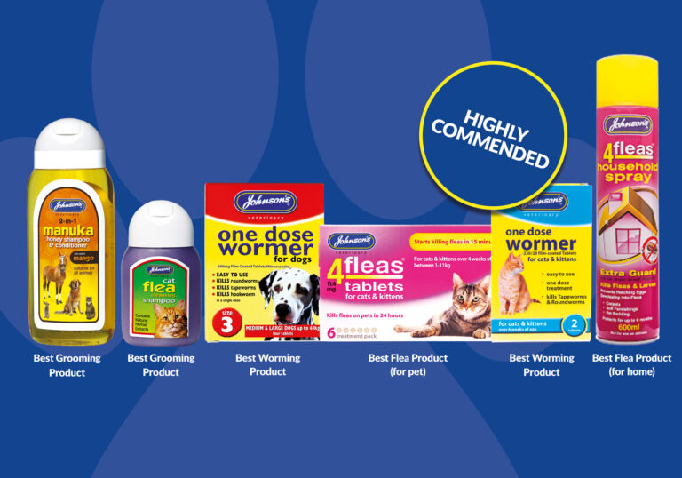 Read more about the article Johnson’s Scores 6 Commendations at Prestigious Pet Product Awards 