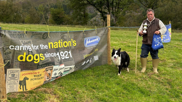 Read more about the article Johnson’s take a trip to the valleys for sheepdog sponsor  