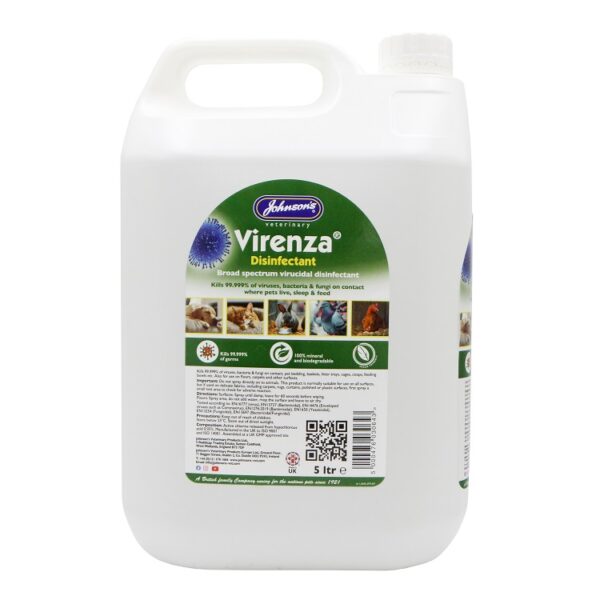 C064 <br> Virenza Disinfectant <br> broad spectrum virucidal disinfectant <br> 5 Litre - Single - Image 2